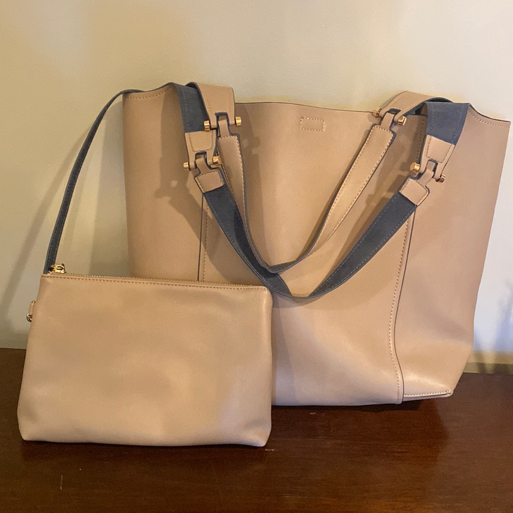 Faux Leather Hobo Bucket Bag